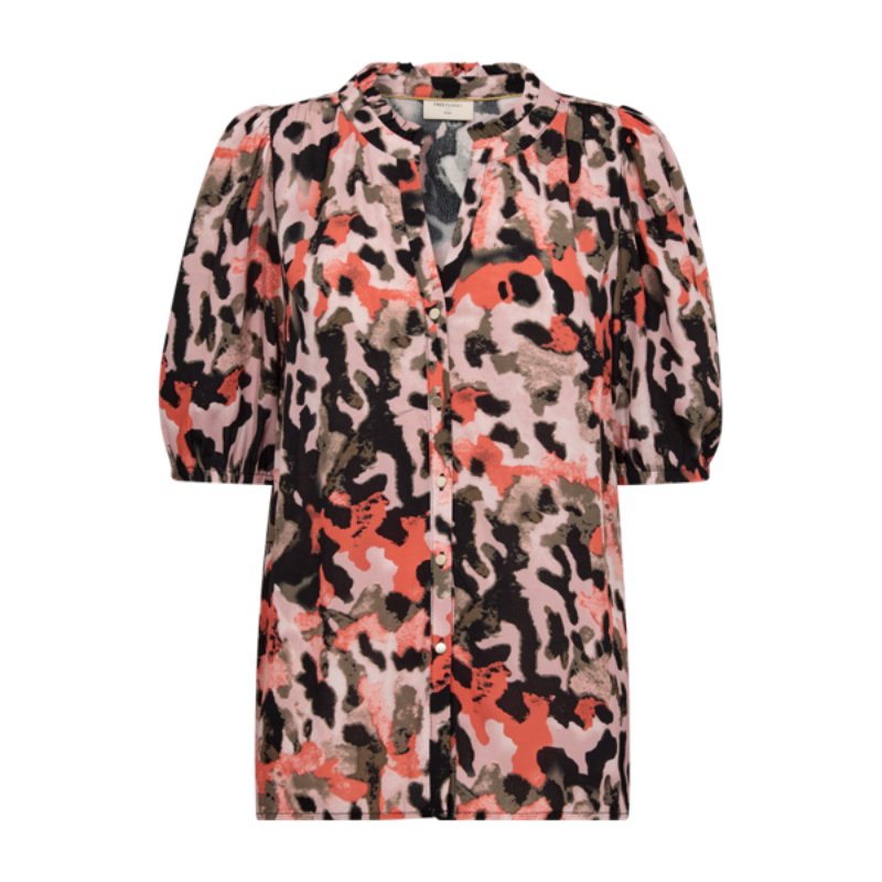 Roze geprint shirt Lexey - Capuchon Fashion