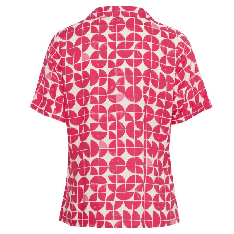 Roze geprint shirt Nasreen - Capuchon Fashion