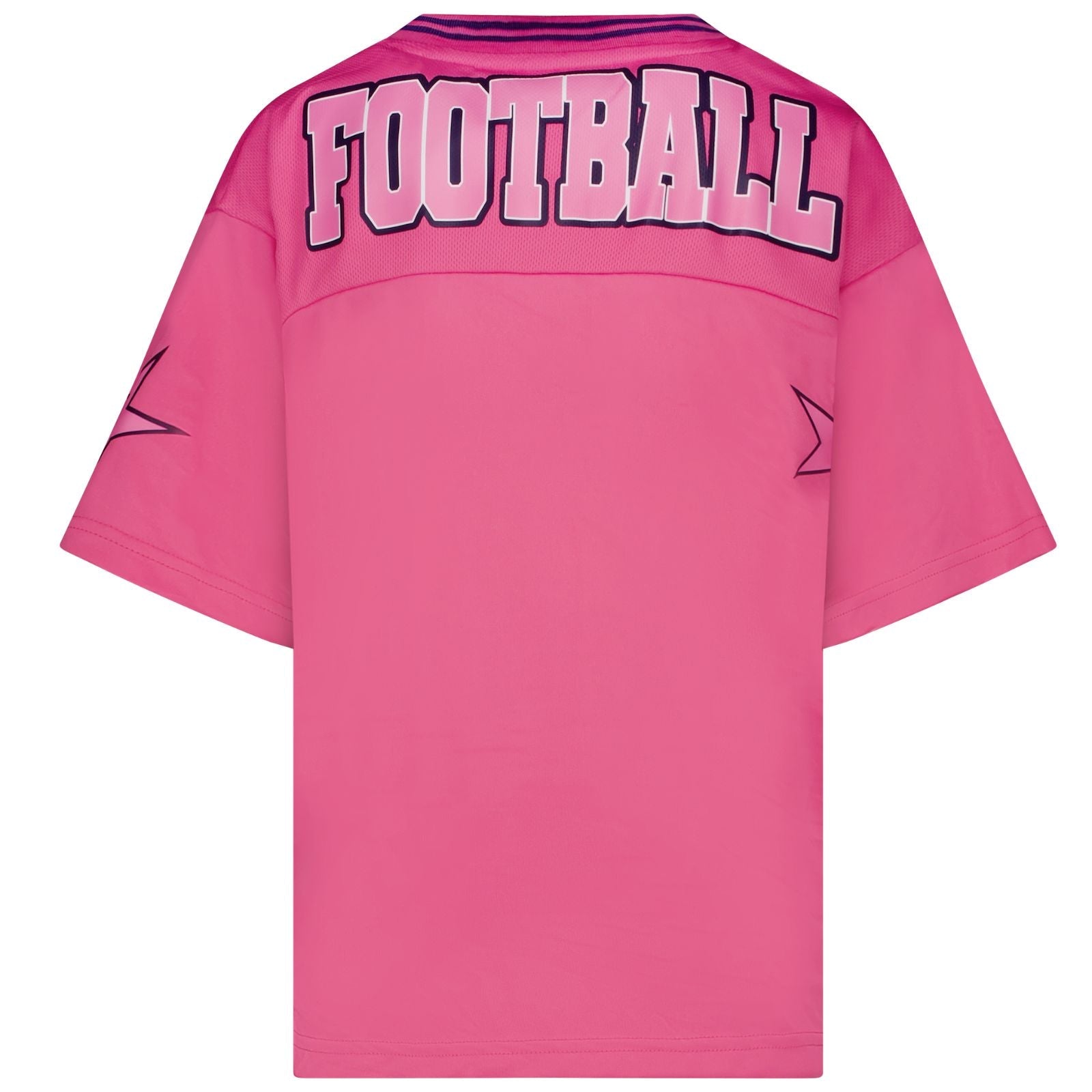 Roze geprinte baseball t-shirt Foeba - Capuchon Fashion