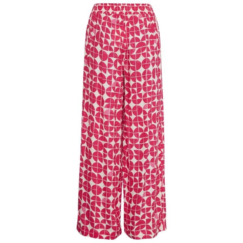 Roze geprinte broek Nasreen - Capuchon Fashion
