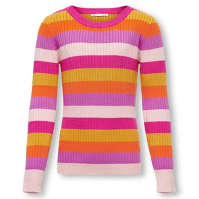 Roze geprinte longsleeve Karol - Capuchon Fashion