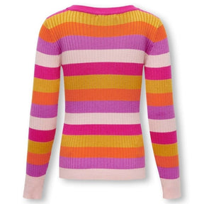 Roze geprinte longsleeve Karol - Capuchon Fashion