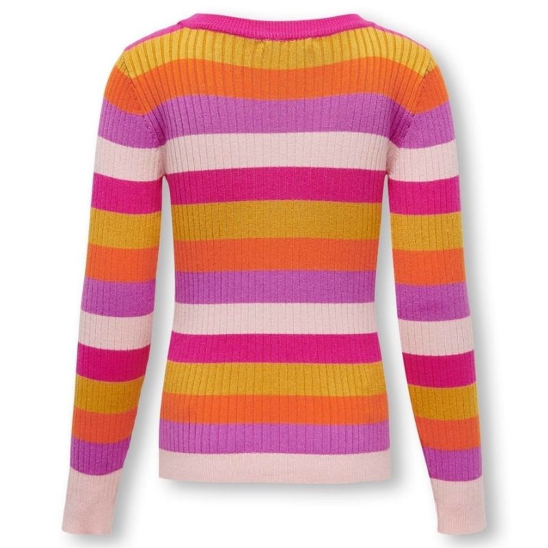 Roze geprinte longsleeve Karol - Capuchon Fashion