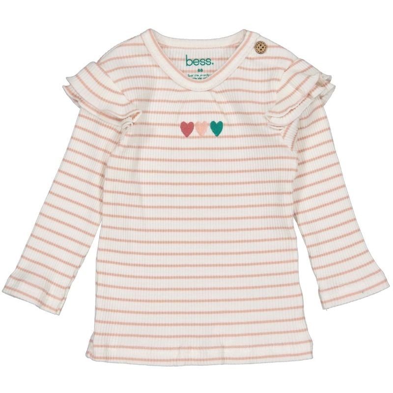 Roze gestreept shirt Striped 261038 - Capuchon Fashion