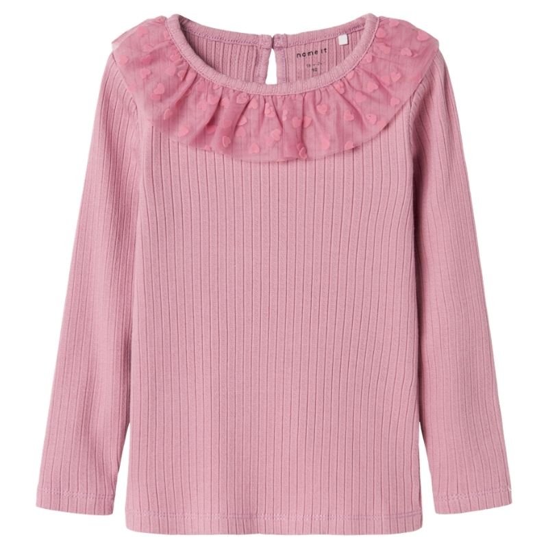 Roze longsleeve Najas - Capuchon Fashion