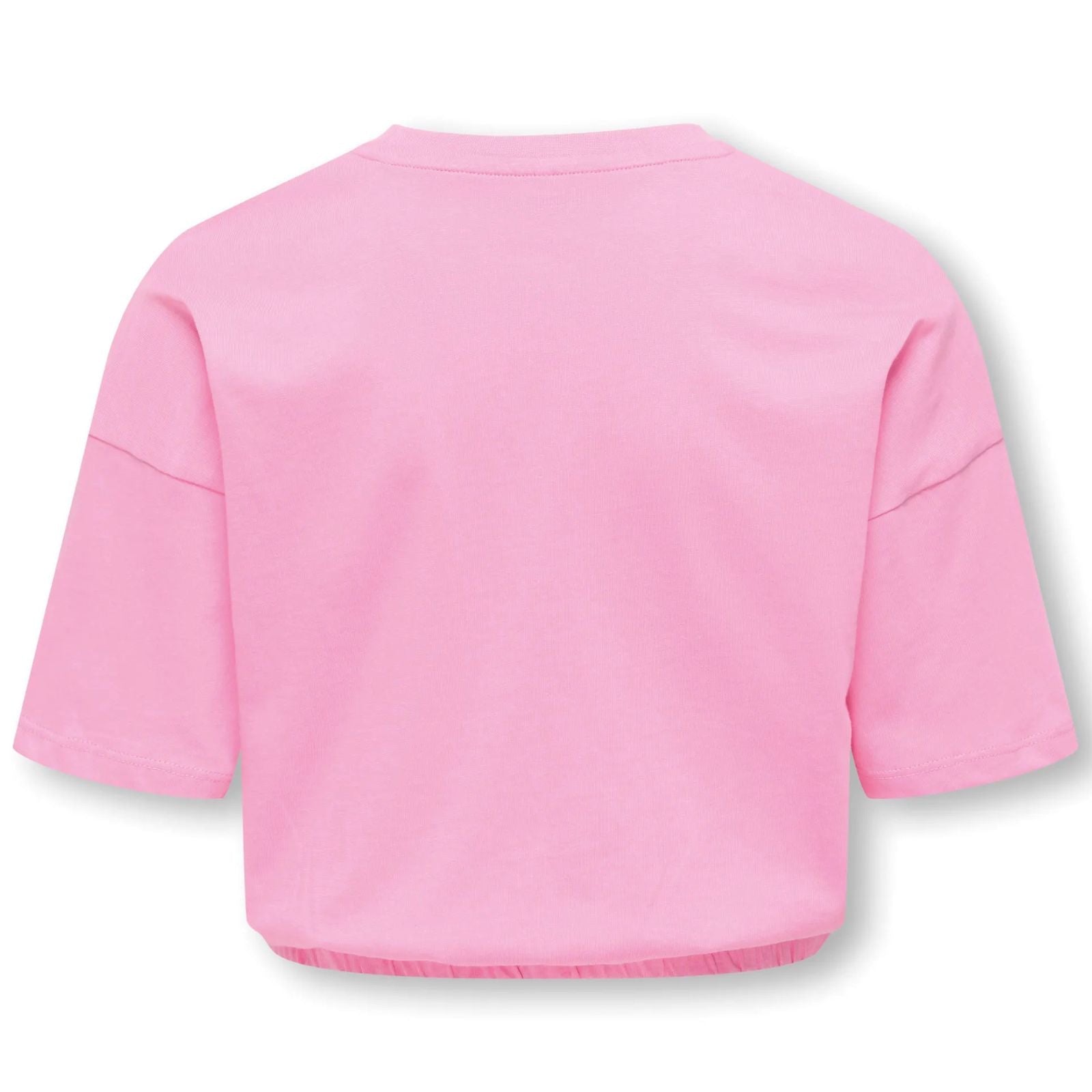 Roze regular box fit t-shirt Olia - Capuchon Fashion