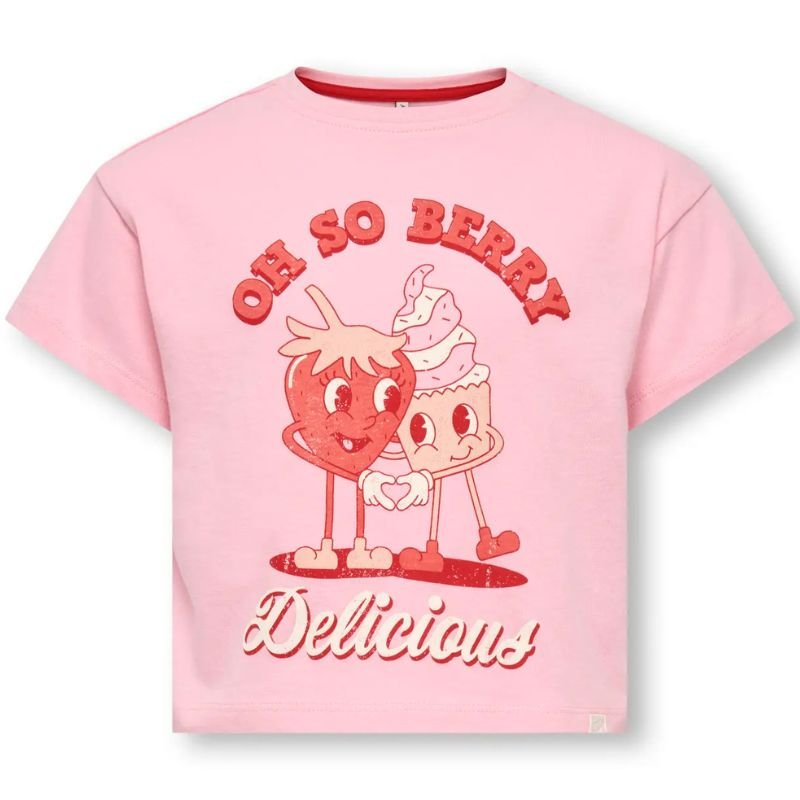 Roze regular fit t-shirt Belinda - Capuchon Fashion