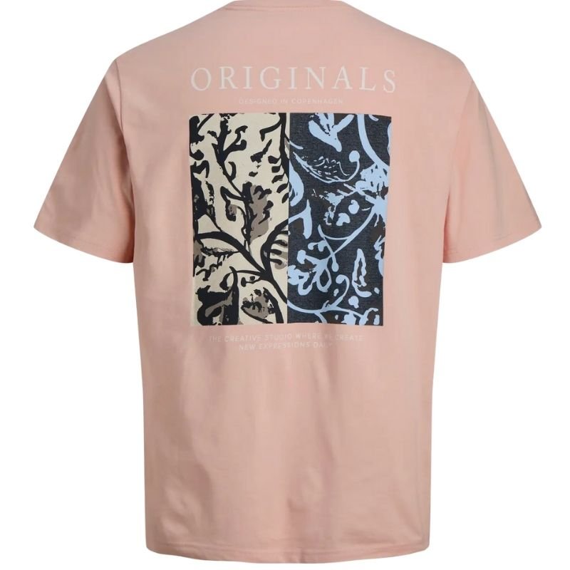 Roze regular fit t-shirt Montauk - Capuchon Fashion