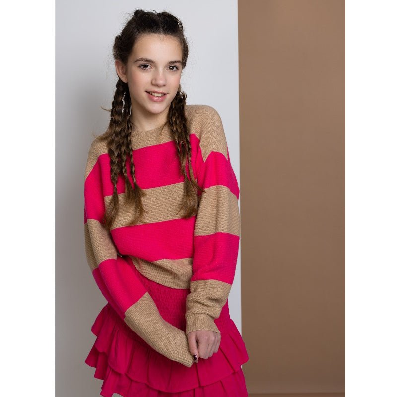 Roze sweater Kessy - Capuchon Fashion