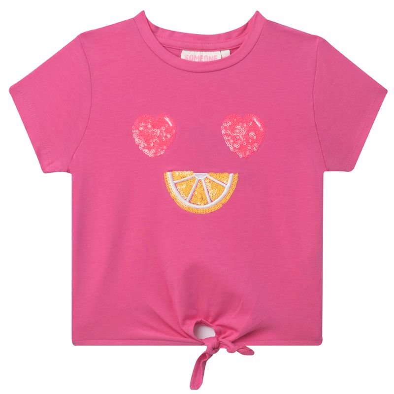 Roze t-shirt Elina - Capuchon Fashion