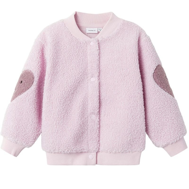 Roze teddy vest Sandy - Capuchon Fashion