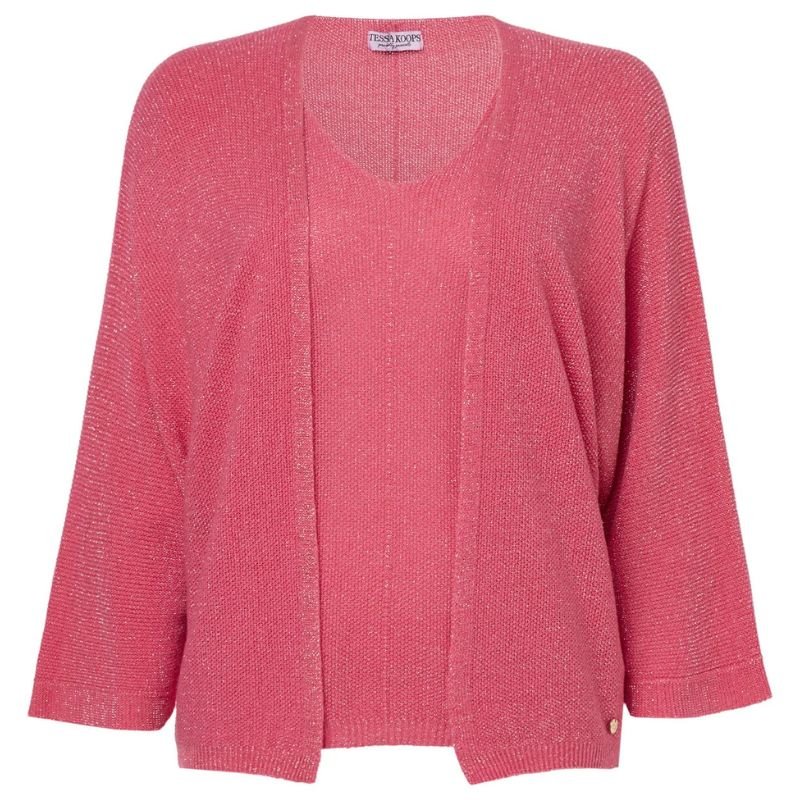 Roze twin set - Capuchon Fashion