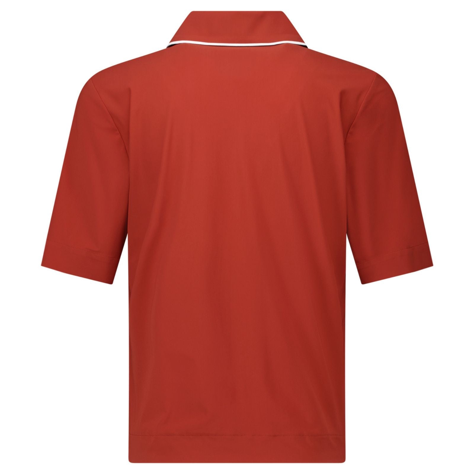 Rust met witte travel top Minnie Polo - Capuchon Fashion