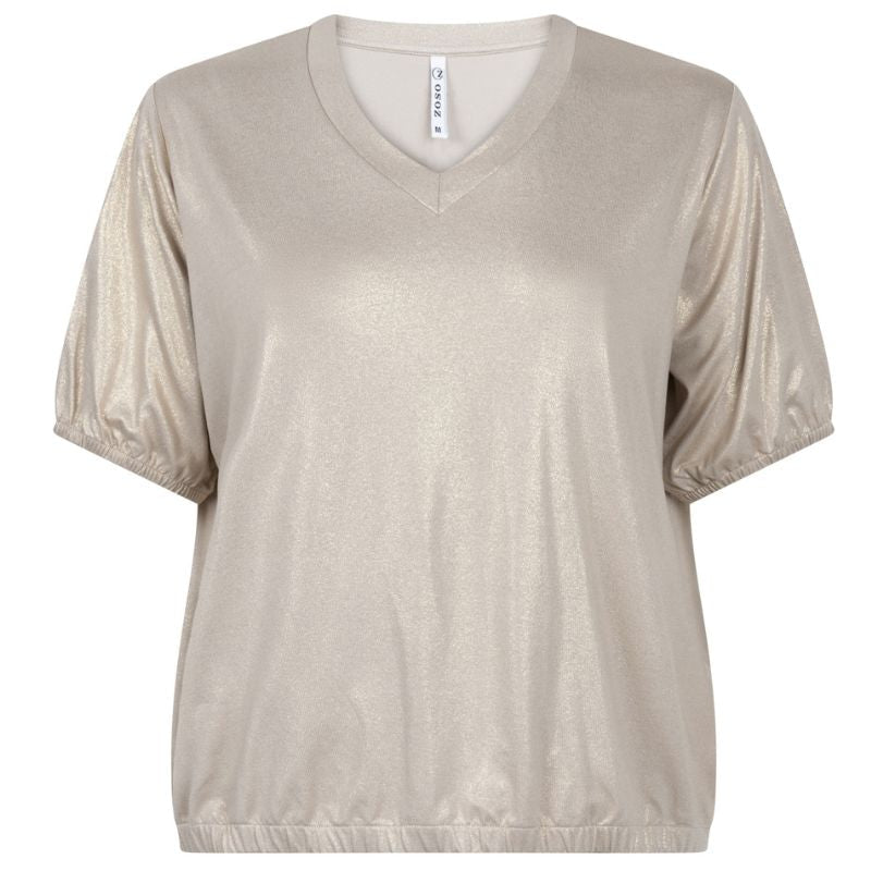Sand Stone viscose t-shirt Ilse - Capuchon Fashion
