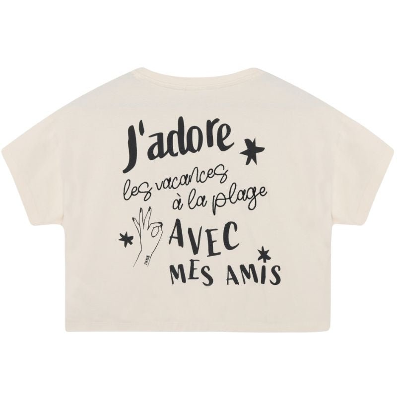 Sandshell t-shirt Wide Cropped 970622 - Capuchon Fashion