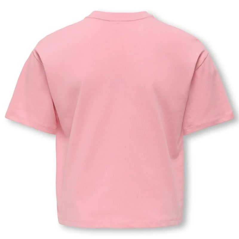 Lichtroze geprint t-shirt Jasmine
