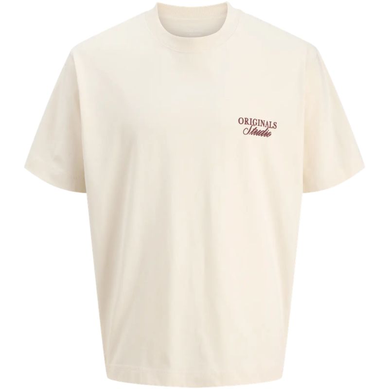 Wit crew neck t-shirt Norrebro Typo