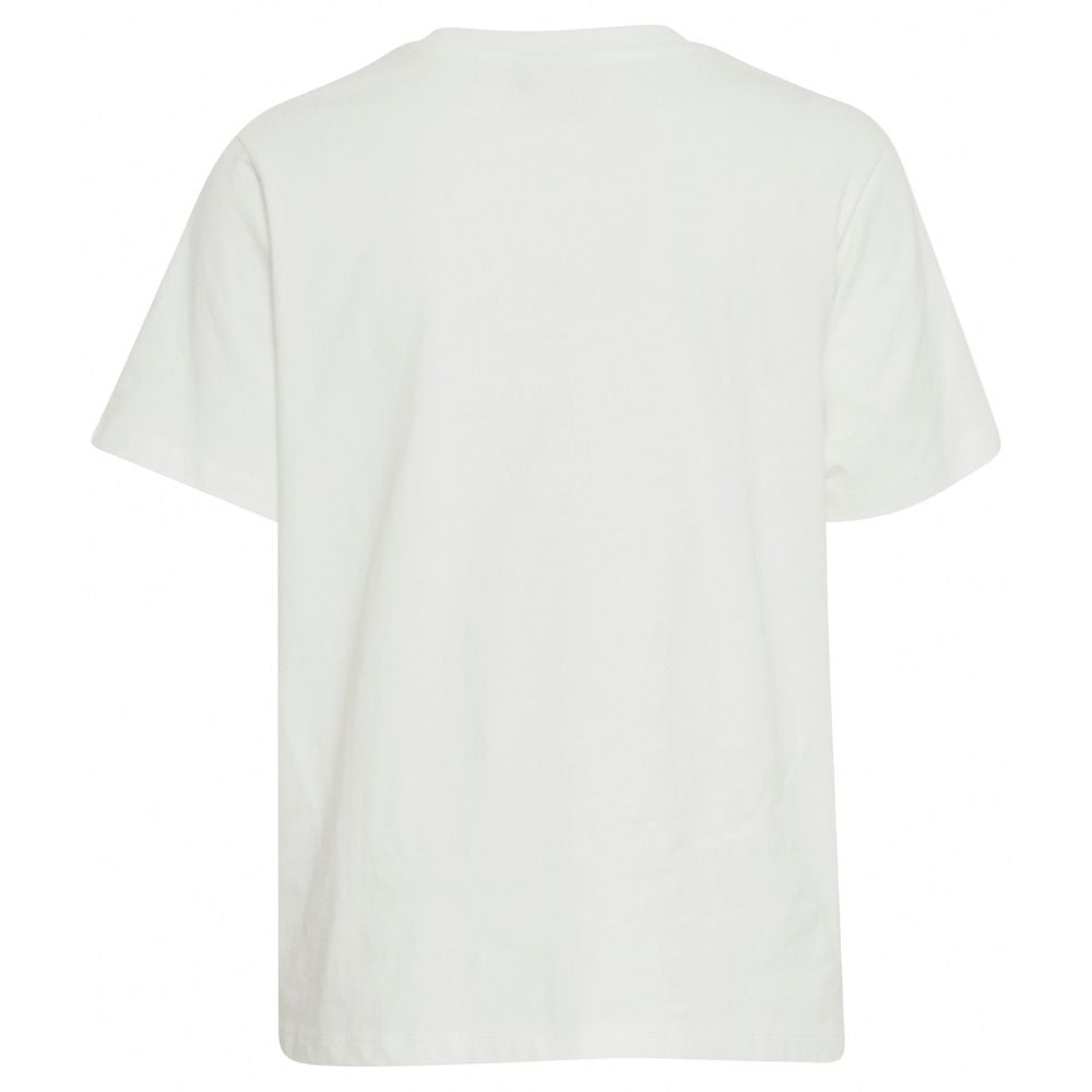 Wit loose fit t-shirt Palmer