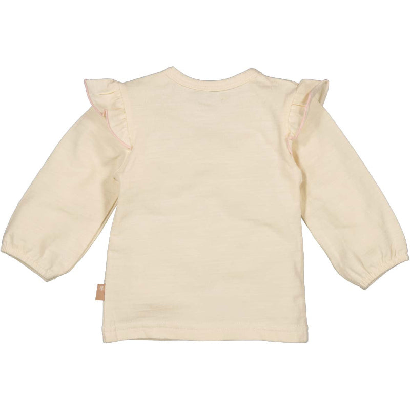 Beige geprinte longsleeve Ponies