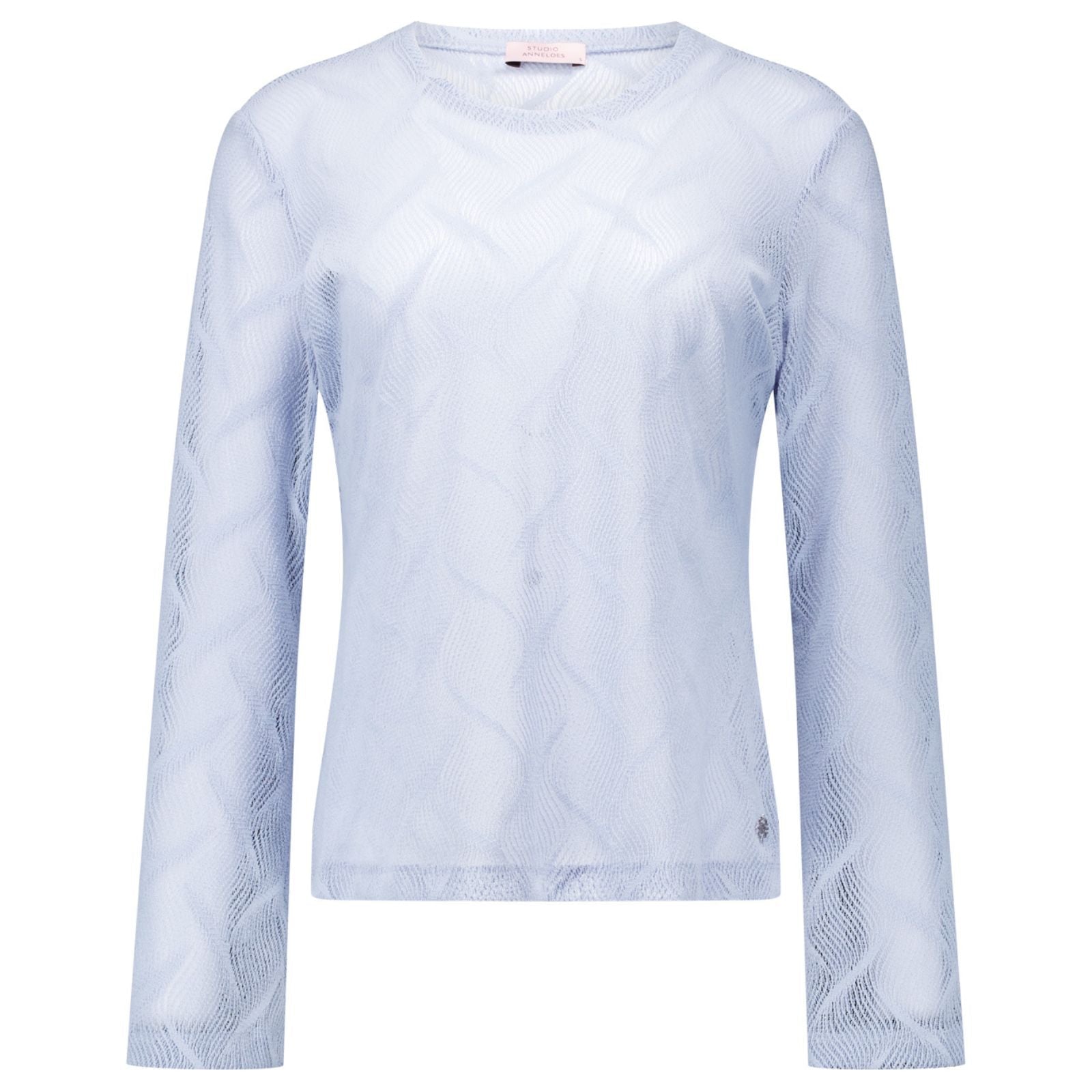 Sky Blue lace top Reagan Flaire - Capuchon Fashion