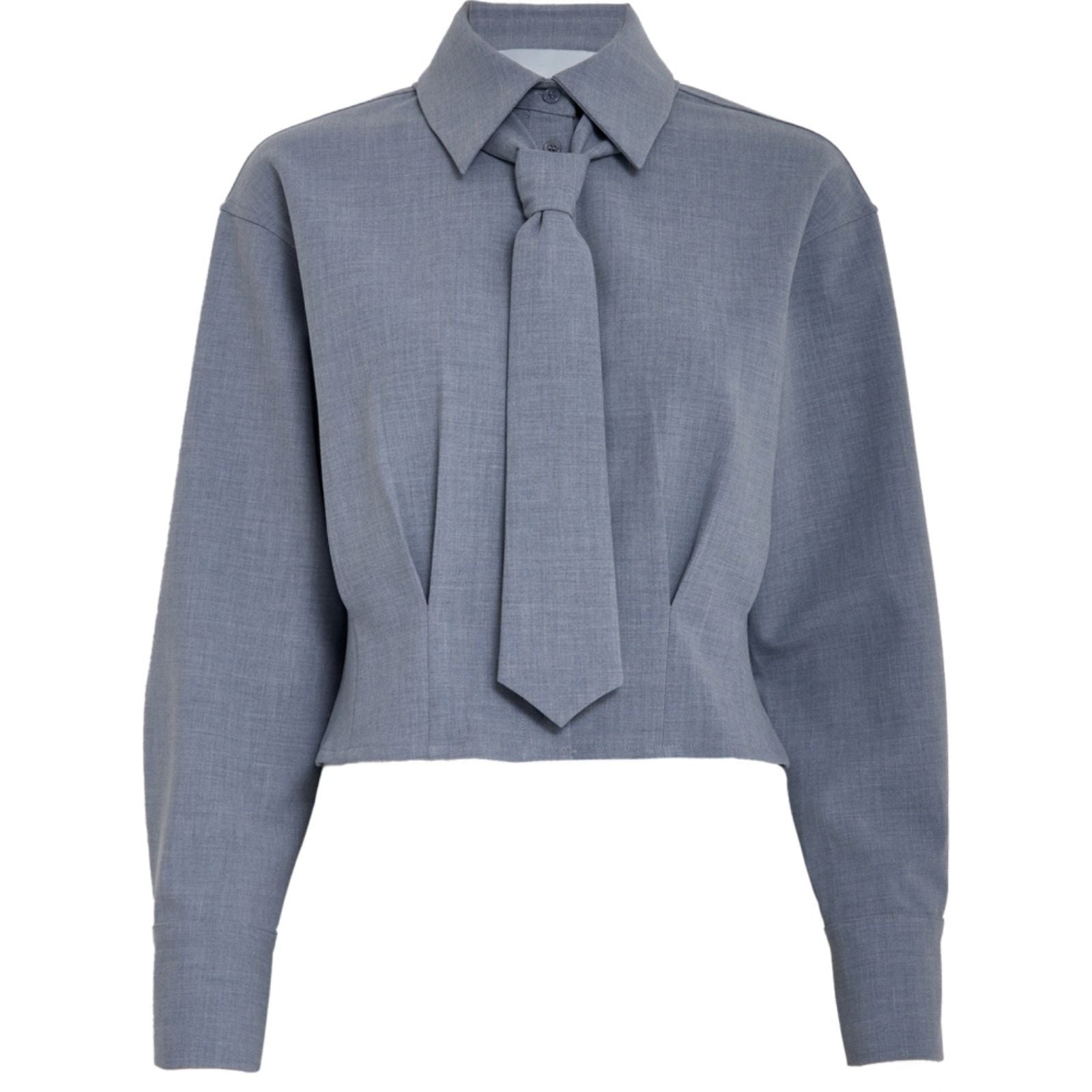 Skyway Blue shirt met kraagje Emmely - Capuchon Fashion