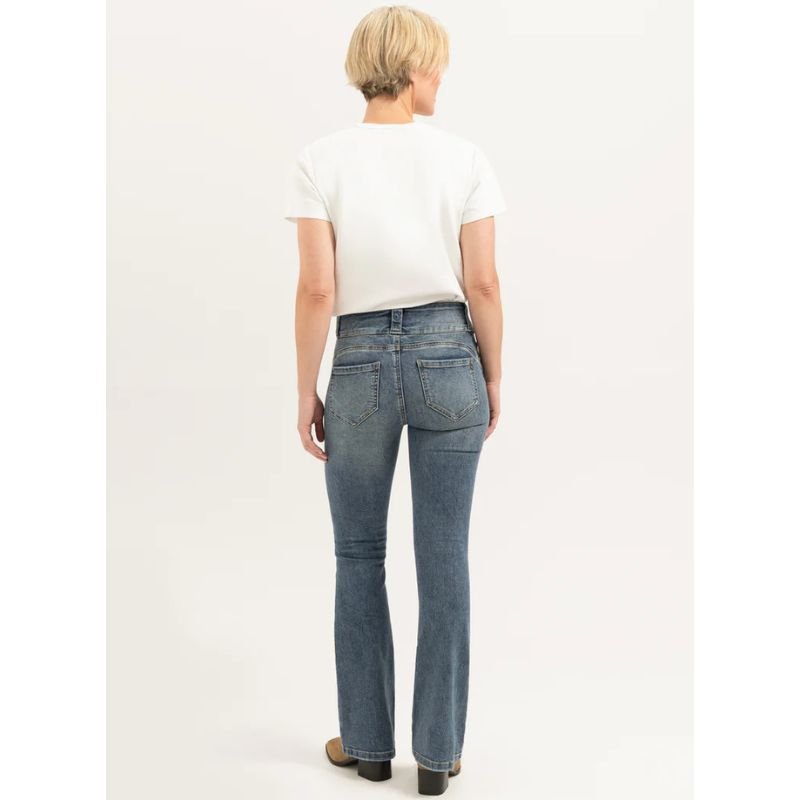 Sophisticated Blue flared jeans Bodine - Capuchon Fashion