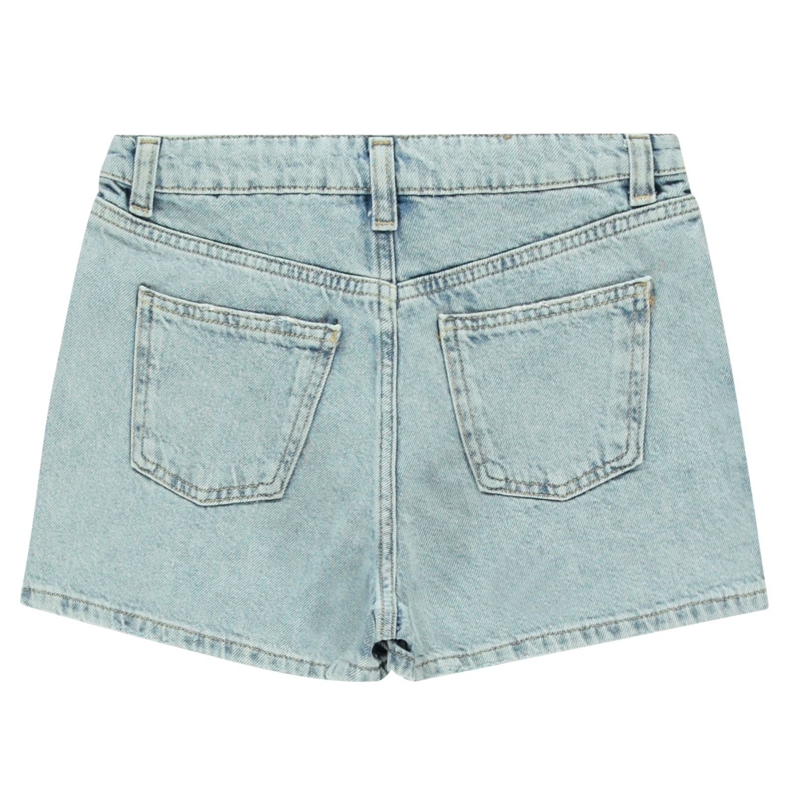 Stone Bleached denim skort Londy - Capuchon Fashion