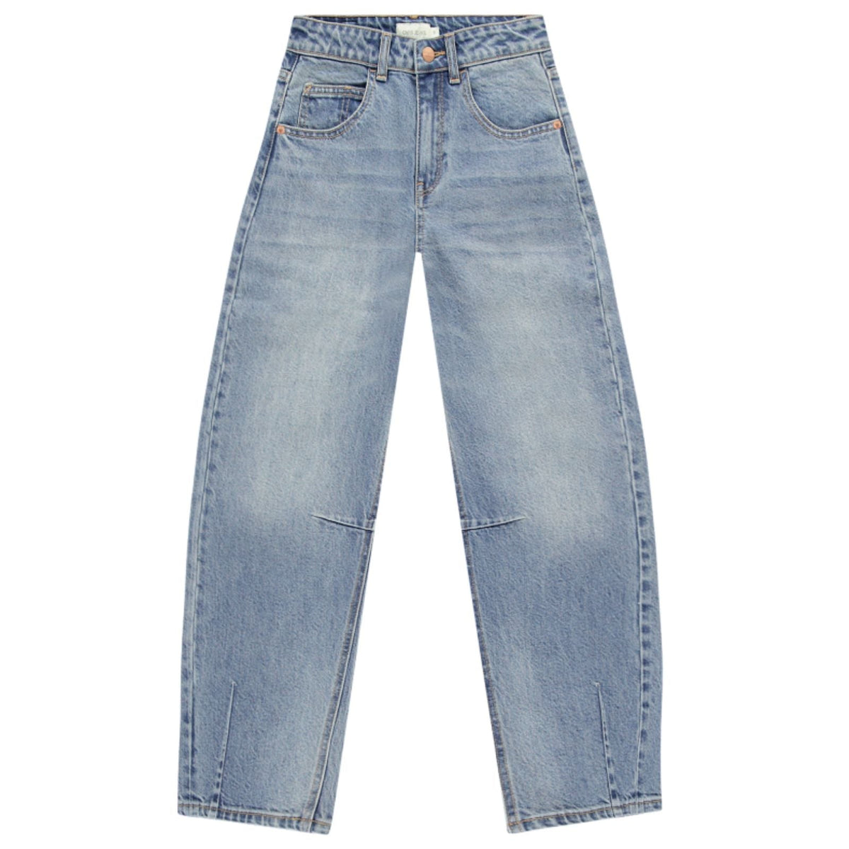 Stone Used barrel fit jeans Ivie - Capuchon Fashion
