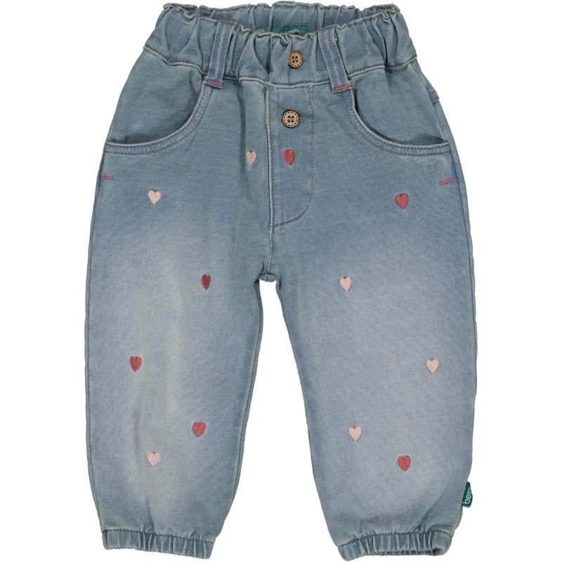 Stone Wash broekje Jog Denim 261045 - Capuchon Fashion