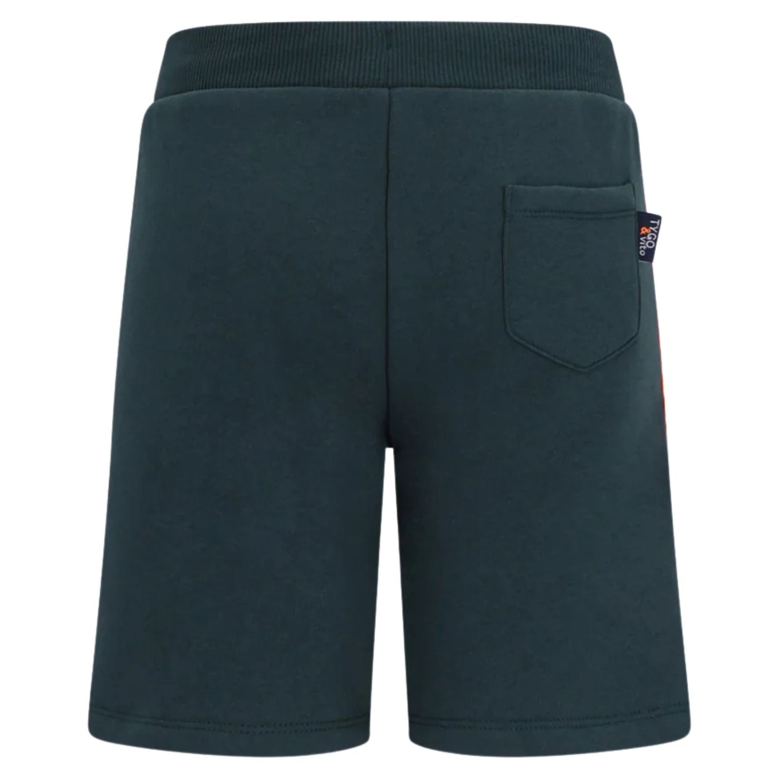 Storm Green tape sweatshort Toby - Capuchon Fashion