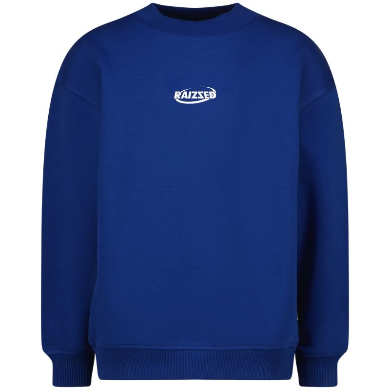 Street Blue geprinte sweater Nuper - Capuchon Fashion