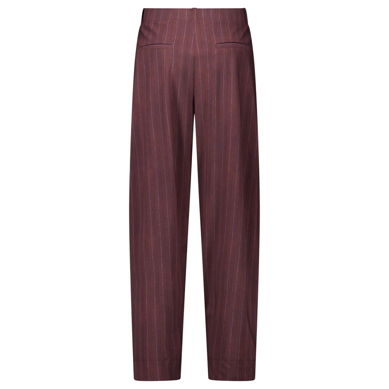 Chestnut met espresso trouser Marlise stripe