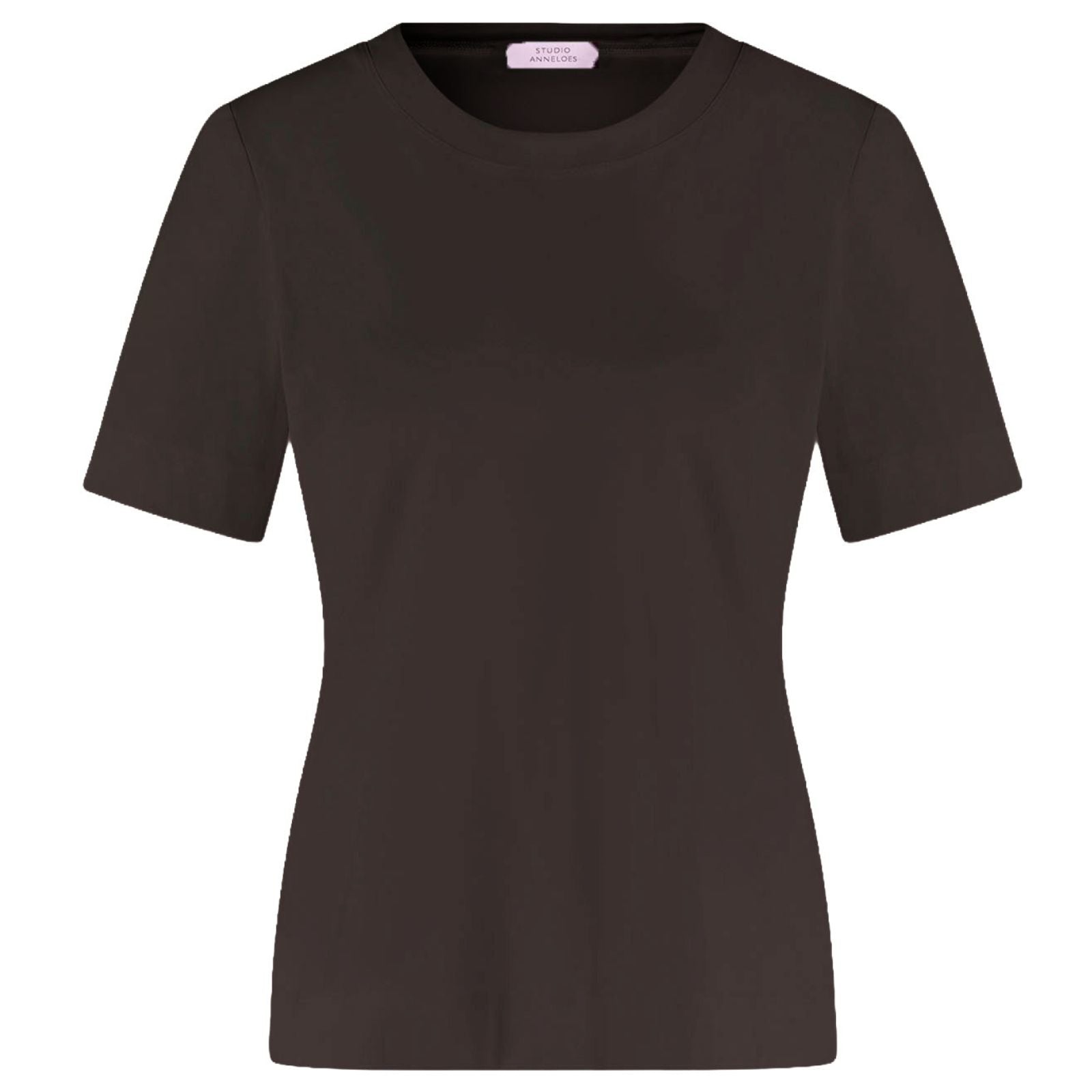 Espresso ronde hals tee Travel