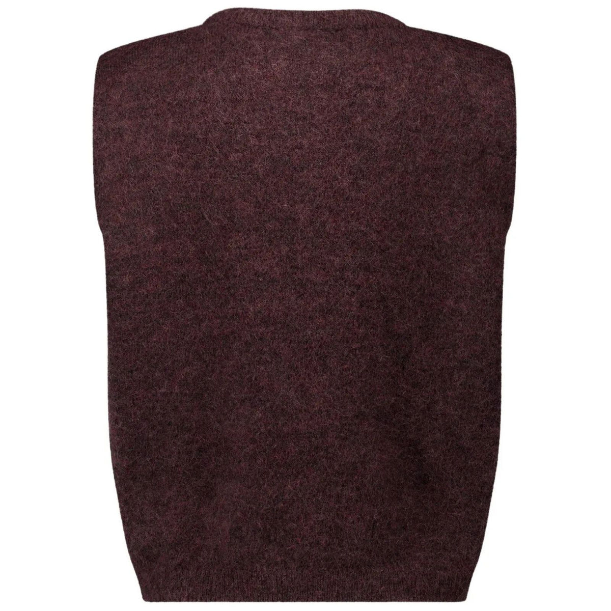 Aubergine knit cardigan Bibi Sls