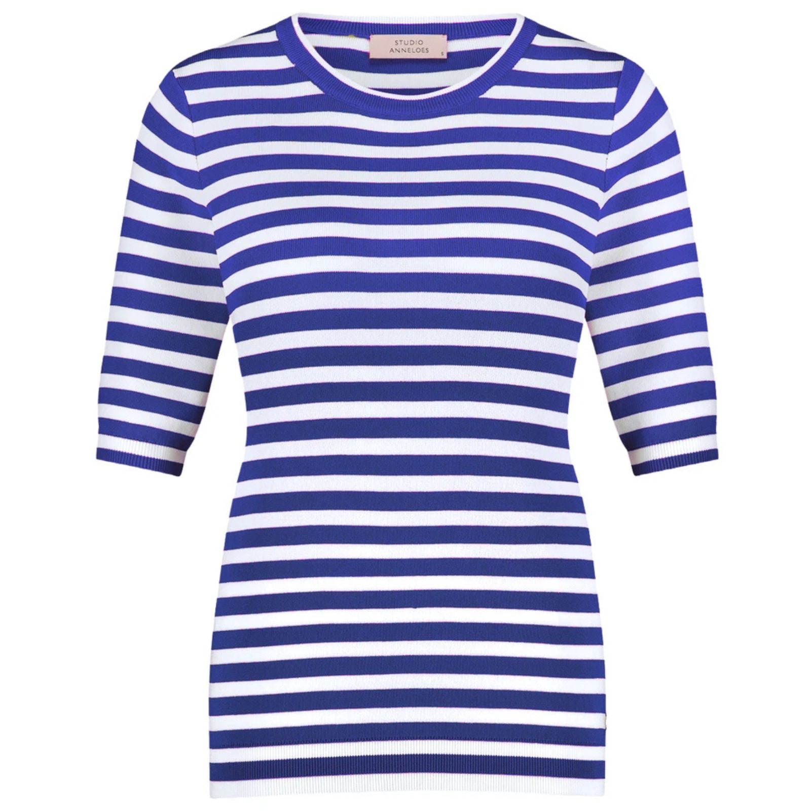 Electric Blue gestreepte sl pullover Luna stripe
