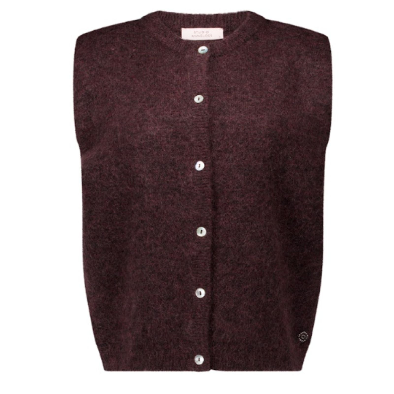 Espresso knit cardigan Bibi Sls