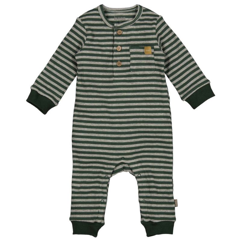 Groen gestreepte suit Striped