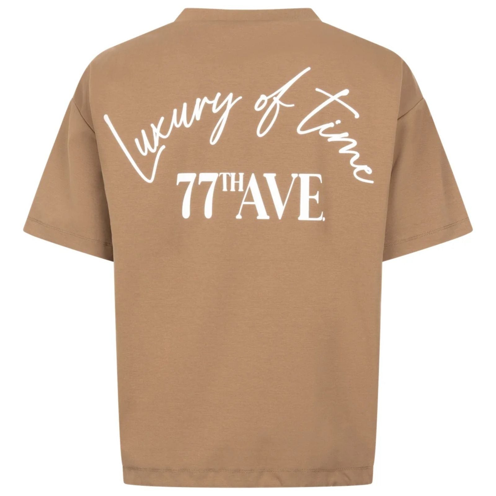 Summer Camel effen sweater Dylan - Capuchon Fashion