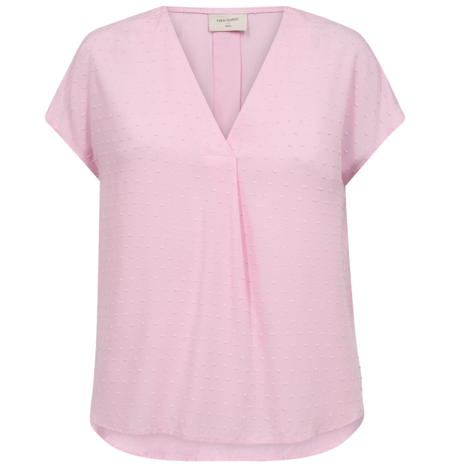 Sweet Lilac geprinte dobby blouse Kalya - Capuchon Fashion