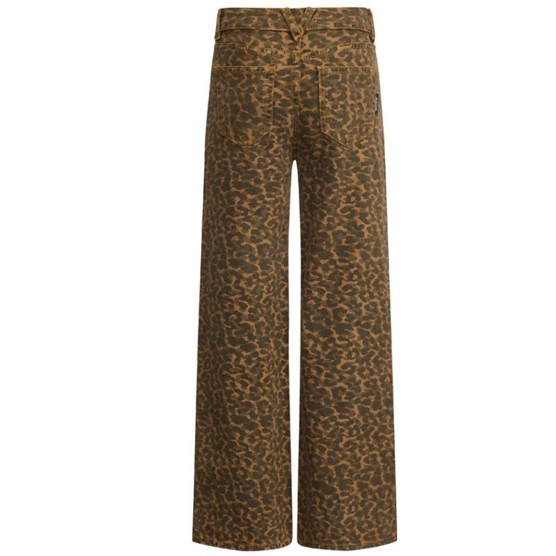 Tabacco wide fit panter jeans Peggy - Capuchon Fashion