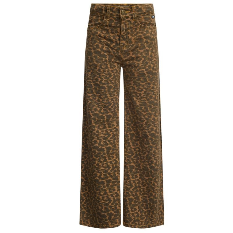 Tabacco wide fit panter jeans Peggy - Capuchon Fashion