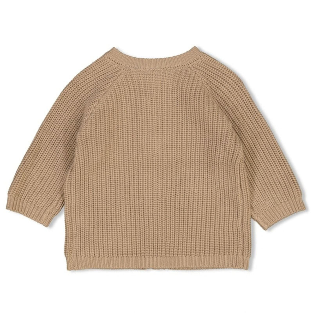 Taupe gebreid vestje The Magic is in You - Capuchon Fashion