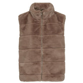 Taupe gilet Foxy - Capuchon Fashion