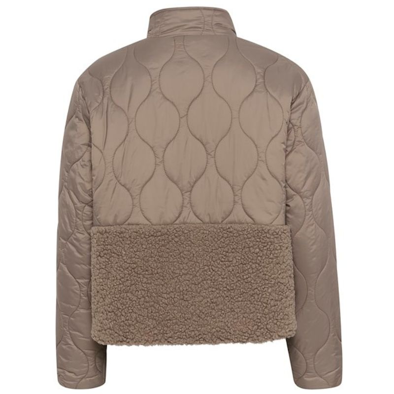 Taupe jacket Isodora - Capuchon Fashion