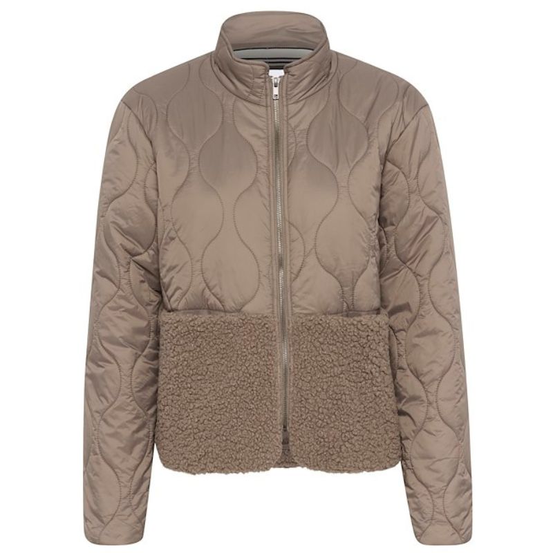 Taupe jacket Isodora - Capuchon Fashion