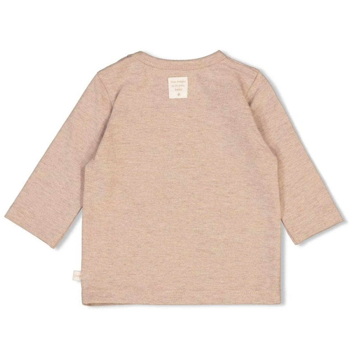 Taupe melange longsleeve The Magic is in You - Capuchon Fashion