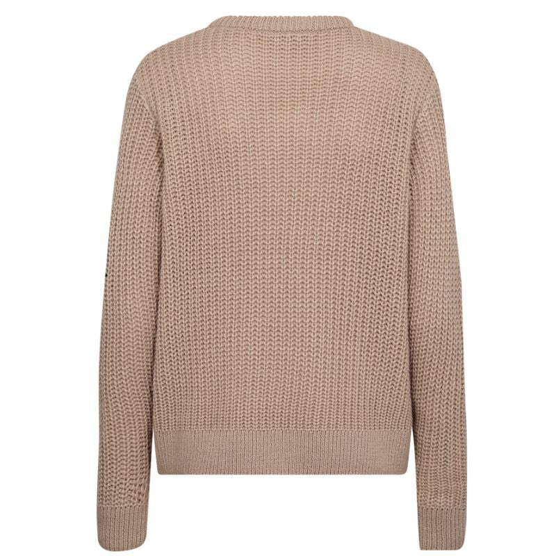 Taupe pullover Cox - Capuchon Fashion