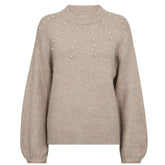 Taupe pullover Pearl - Capuchon Fashion