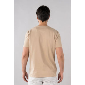 Taupe t - shirt David - Capuchon Fashion