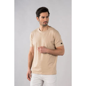 Taupe t - shirt David - Capuchon Fashion